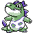 Croconaw shiny front-facing sprite from Pokémon Silver