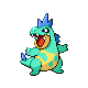 Croconaw shiny front-facing sprite from Pokémon SoulSilver