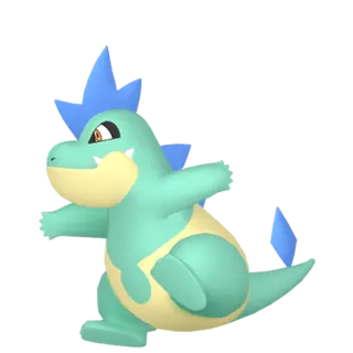 Croconaw shiny front-facing sprite from Pokémon Scarlet