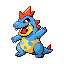 Croconaw front-facing sprite from Pokémon Ruby