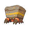Crustle front-facing sprite from Pokémon White 2