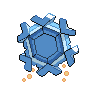 Cryogonal shiny back-facing sprite from Pokémon Black