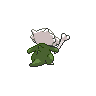 Cubone shiny back-facing sprite from Pokémon Black