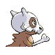 Cubone back-facing sprite from Pokémon Diamond