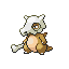 Cubone front-facing sprite from Pokémon FireRed