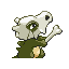 Cubone shiny back-facing sprite from Pokémon FireRed
