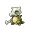 Cubone shiny front-facing sprite from Pokémon FireRed