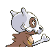 Cubone back-facing sprite from Pokémon HeartGold