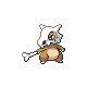 Cubone front-facing sprite from Pokémon HeartGold