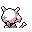 Cubone back-facing sprite from Pokémon Blue