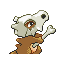 Cubone back-facing sprite from Pokémon Ruby
