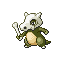 Cubone shiny front-facing sprite from Pokémon Ruby