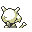 Cubone back-facing sprite from Pokémon Yellow