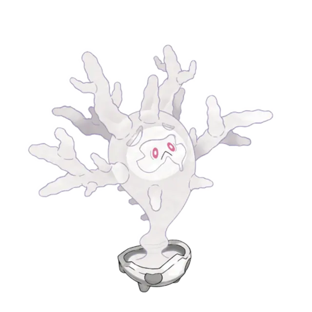 Cursola, the Coral Pokémon — Ghost-type Pokémon official artwork