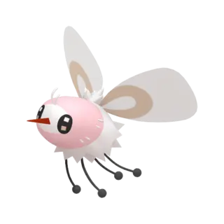 Cutiefly shiny front-facing sprite from Pokémon Shield