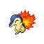 Cyndaquil front-facing sprite from Pokémon Sapphire