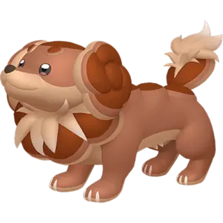 Dachsbun shiny front-facing sprite from Legends Za