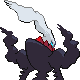 Darkrai back-facing sprite from Pokémon Diamond