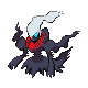 Darkrai front-facing sprite from Pokémon Diamond