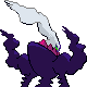 Darkrai shiny back-facing sprite from Pokémon Diamond