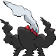 Darkrai back-facing sprite from Pokémon HeartGold