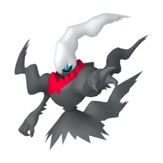 Darkrai front-facing sprite from Pokémon Violet