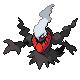 Darkrai front-facing sprite from Pokémon Platinum