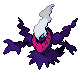 Darkrai shiny front-facing sprite from Pokémon Platinum