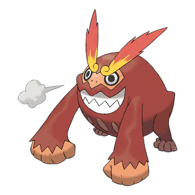 Darmanitan, the Blazing Pokémon — Fire-type Pokémon official artwork