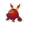 Darmanitan back-facing sprite from Pokémon Black 2