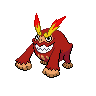 Darmanitan front-facing sprite from Pokémon Black 2