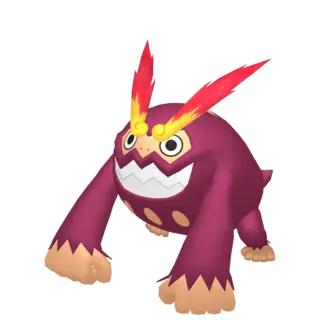 Darmanitan shiny front-facing sprite from Pokémon Sword
