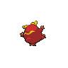 Darumaka back-facing sprite from Pokémon White
