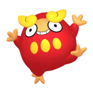 Darumaka front-facing sprite from Pokémon Shield