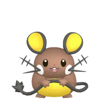 Dedenne shiny front-facing sprite from Pokémon Shield