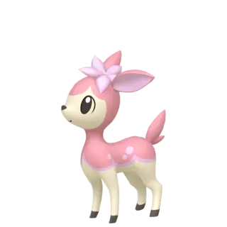 Deerling shiny front-facing sprite from Pokémon Violet