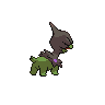 Deino shiny back-facing sprite from Pokémon White