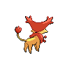 Delcatty shiny back-facing sprite from Pokémon Black 2