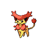 Delcatty shiny front-facing sprite from Pokémon Black 2