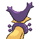 Delcatty back-facing sprite from Pokémon Pearl