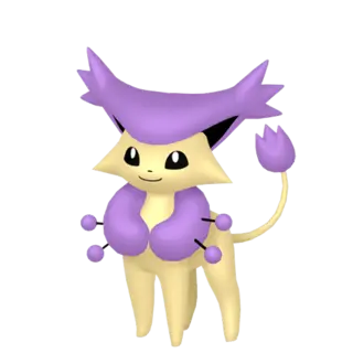Delcatty front-facing sprite from Pokémon X