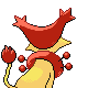 Delcatty shiny back-facing sprite from Pokémon Platinum