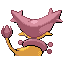 Delcatty back-facing sprite from Pokémon Sapphire