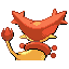 Delcatty shiny back-facing sprite from Pokémon Sapphire