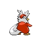 Delibird back-facing sprite from Pokémon White 2