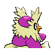 Delibird shiny back-facing sprite from Pokémon Pearl