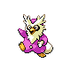 Delibird shiny front-facing sprite from Pokémon Pearl