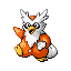Delibird front-facing sprite from Pokémon Emerald