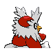 Delibird back-facing sprite from Pokémon SoulSilver