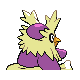 Delibird shiny back-facing sprite from Pokémon SoulSilver